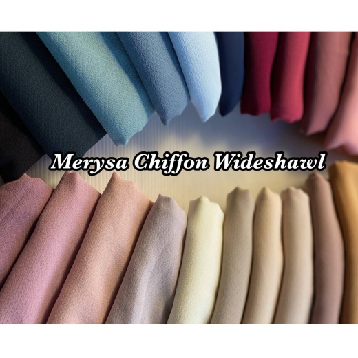 Merysa Chiffon Wideshawl